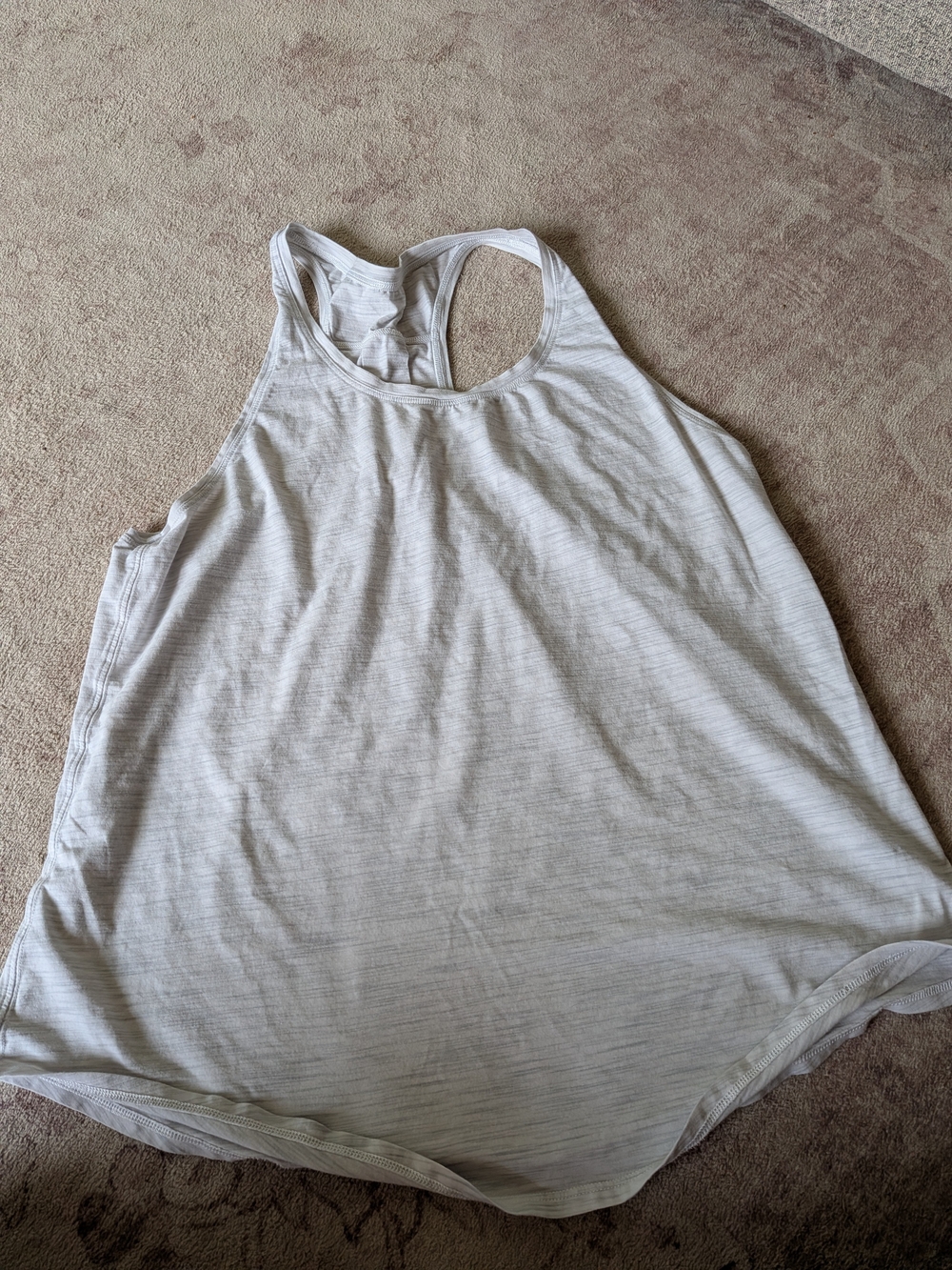 lululemon athletica Light Gray Racerback Tank - Women
